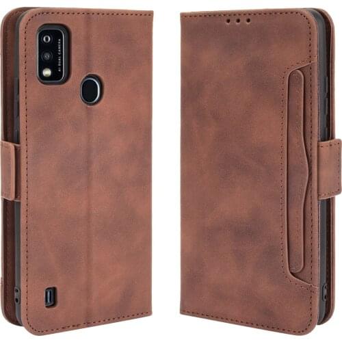 For ZTE Blade A51 Cover Premium Leather Flip Multi-card slot Cover For ZTE Blade A51 A 51 Phone case for ZTE BladeA51