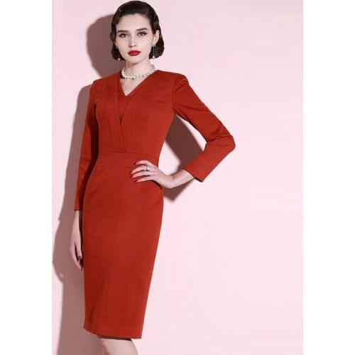 Designer Original High End Waist Collection Show Slim Fit Professional Dress Temperament 2021 New Ol Girl