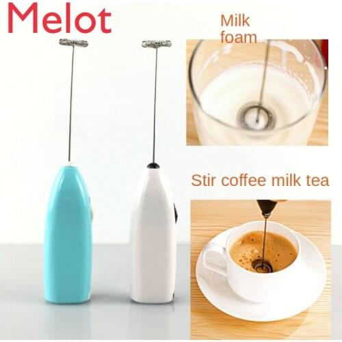 Electric Milk Frother Stainless Steel Milk Frother Household Fancy Coffee Milk Mixer Latte Cappuccino