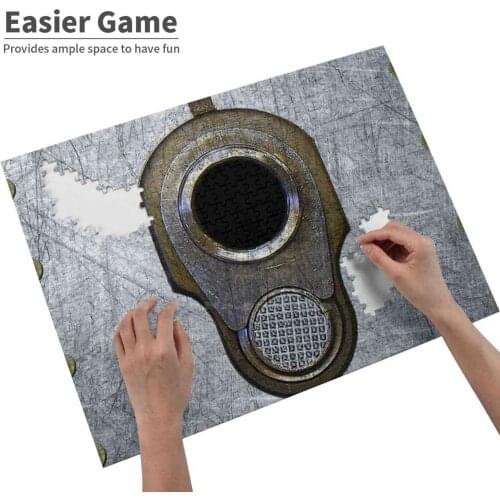 M1 45 Framed With 45 Case Heads Jigsaw Puzzle ChildrenS Educational Toys Gift Adult Hobby Game Toy M1 Pistol 45 Gun Rights