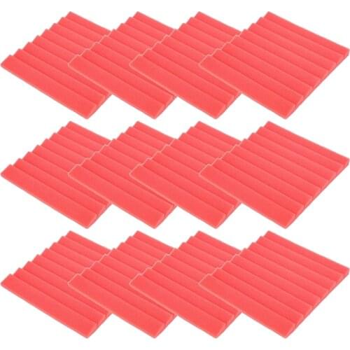 Pack of 12 Acoustic Panels Absorbing Panels Sound Insulation Panels for Wall Home Studio Soundproof Pads
