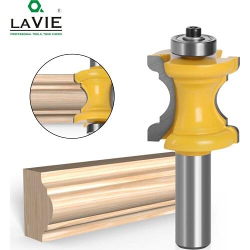 LA VIE 1PC 12MM 1/2" Concave Radius Milling Cutters Convex Column Line Molding Router Bit Cutter for Wood Woodworking MC03006