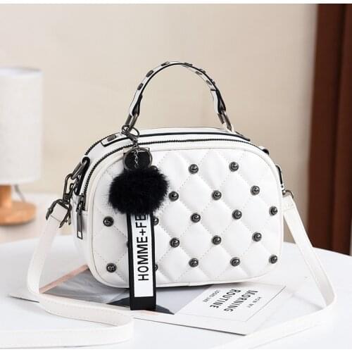 Beautiful handbag female 2020 summer new tide rivet fashion wild shoulder bag Messenger bag womens bags handbags Phone bag