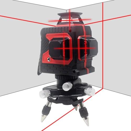 12 lines Laser Level 3D 360degree Self-leveling Nivel Laser with Vertical Horizontal Outdoor/Lock Mode EU Adapte