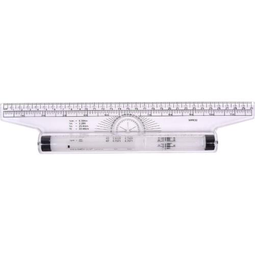 30CM / 11.75INCH Multi-purpose Rolling Parallel Ruler , Parallel Glider