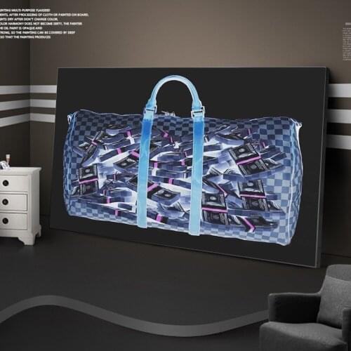 Money Never Sleeps Dollar Posters Fashion Print Canvas Wall Paintings Art Bedroom Decor For Living Room Decoration Mural Cuadros