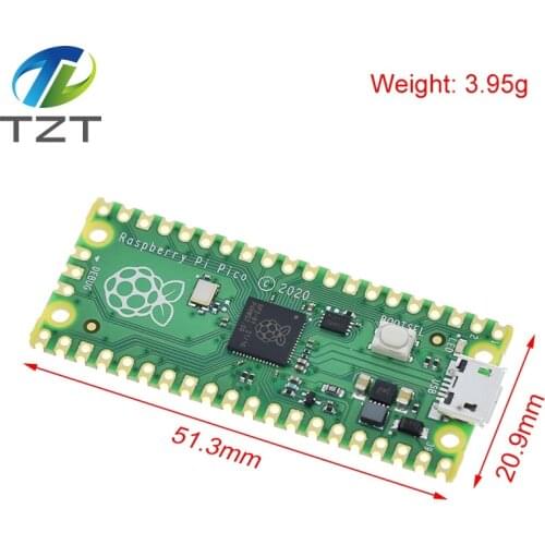 Raspberry Pi Pico Development Board A Low-Cost High-Performance Microcontroller Board RP2040 Cortex-M0+ Dual-Core ARM Processor