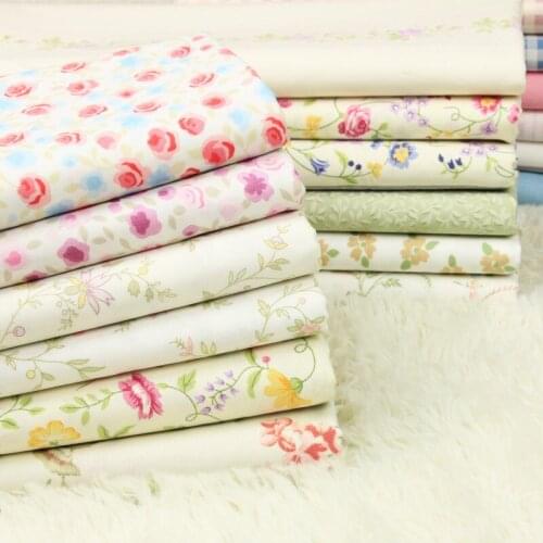 Half Meter Thicken Flower Cotton Fabric With Cartoon Cat print, Handmade DIY Bag Mouth Gold Package Cloth 100% Cotton