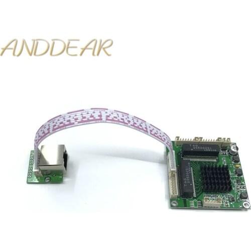 Industrial grade mini 3/4 port Transfer module Gigabit switch 10/100/1000Mbps wide temperature mini three four port switchmodule