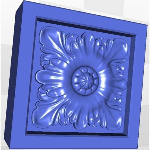 Rosette_68 3d model relief for cnc in STL file format