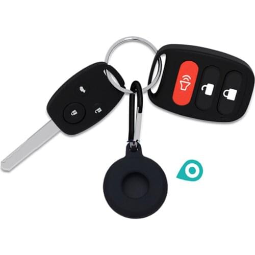 Silicone Protective Sleeve Anti-lost Device Bluetooth Wireless Protector Case Cover Keychain For Apple Airtags Protector Shell