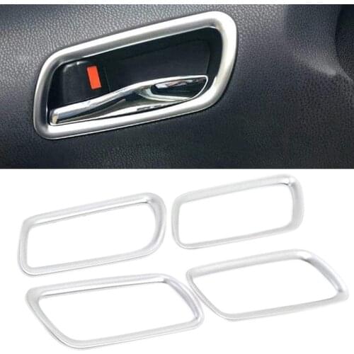Car Inner Door Handle Cover Inner Handle Decorative Frame Inner Door Bowl Cover for Toyota Prius 2016
