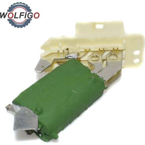 WOLFIGO For Vauxhall Astra F Calibra Cavalier Heater Motor Fan Resistor Blower 90383817 90510089 90450998 1845789 1845790