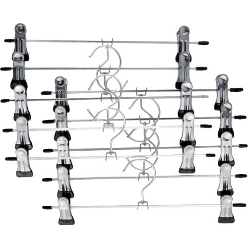 10x Stainless Steel Clip Clothes Stand Hanger Pants Skirt Clothes Dryer Grip Hangers For Clothes Trousers