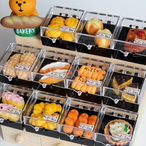 1/6 Scale Miniature Dollhouse Mini Bread Bakery Simulation Food for Barbies Doll Play Kitchen Cake Toy Accessories