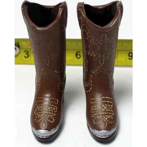 1/6 Scale Soldier Boots Pattern Shoes 12 Inch Female Doll Accessories Suitable For Detachable Foot Action Figure Use In Stock