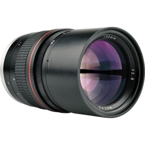 135mm F/2.8 Full Frame Manual Focus Portrait Prime Lens for Canon or Nikon DSLR Camera 1300D 700D 5D2 7D 6D 70D D3300 D5500 D800