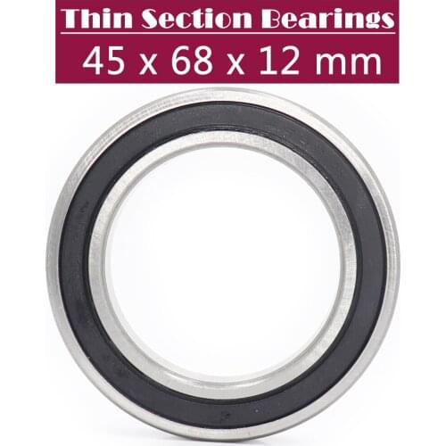 6909-2RS Bearing ABEC-1 ( 1 PCS ) 45x68x12 mm Thin Section 6909 2RS Ball Bearings 6909RS 61909 RS
