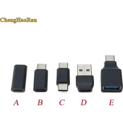 1PCS USB 3.1 Type C Male to Female USB 2.0 3.0 Converter USB-C Adapter For Samsung Huawei Smart Phone Portable Connector