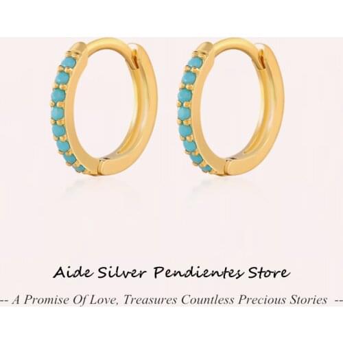 AIDE 6mm/8mm CZ Crystal Piercing Ear Tragus Cartilage Jewelry 925 Silver Nose Hoop Nose Ring 2020 Body Jewelry Wholesale