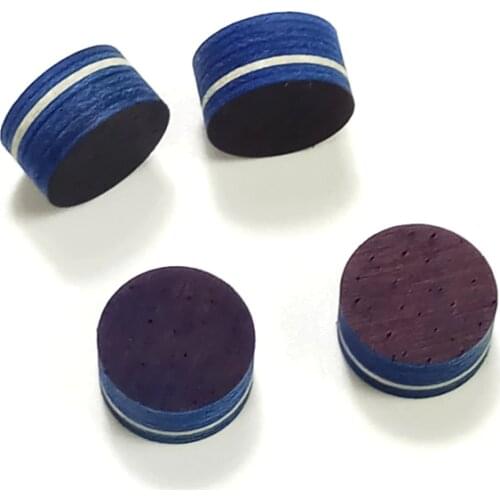 Xmlivet 10pcs/lot 12/13/14mm Billiard cue tips blue with white color Hardness in SS/S/M/H cue stick accessories