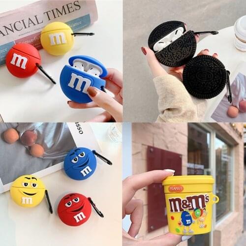 For Airpods Pro Case 3D Chocolate Peanut Canned Case Silicone Earphone Headset Cover Case for Airpods Pro Charging Box Coque