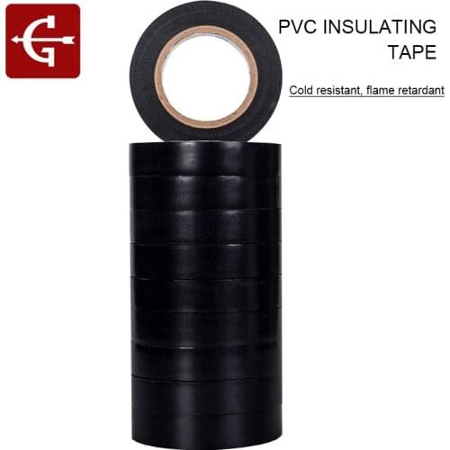 17mmx18m PVC Electrical Tape Electrical Insulation Adhesive Tapes Waterproof Repair Tape For Cable Wiring Loom Harness Tape