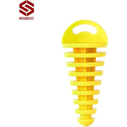 Small Motorcycle Exhaust Pipe Motocross Tailpipe Air-bleeder Plug Exhaust Silencer Muffler Wash Plug Pipe Protector