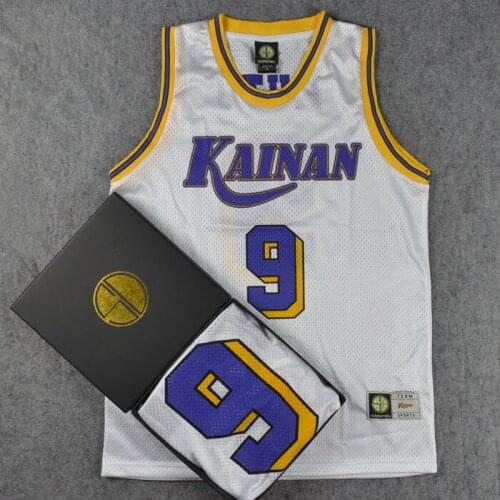 Cosplay Costumes Basketball Jersey NO.9 MUTO KAINAN Jerseys Tank Tops Basketball Team Uniform Suit Men Sportswear