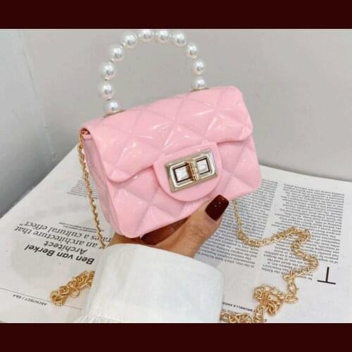 Mini Silica Gel Crossbody Bags for Women Luxury Designer Diamond Lattice Shoulder Bag Female Sac Women Messenger Bag Chain Purse