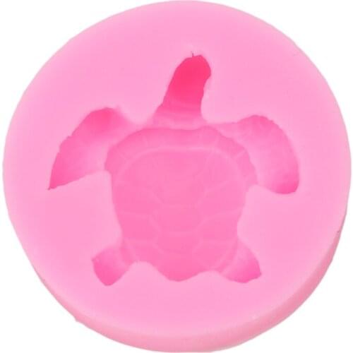 Sea Turtle Shape Silicone Mold Cake Fondant Paste DIY Tortoise Silicone Decorating Mould Chocolate Gum Paste Soap Molds