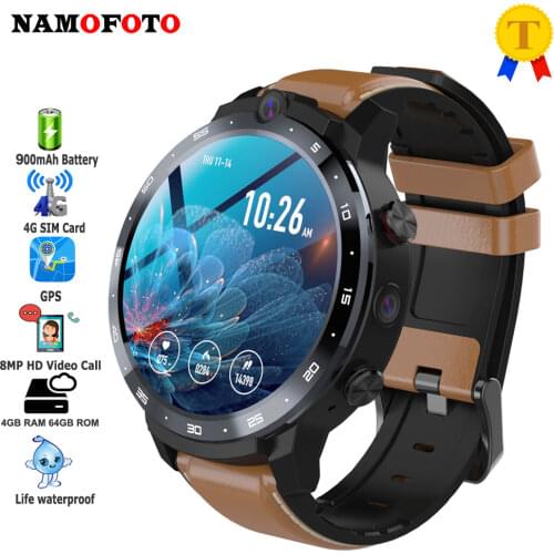 3GB 32GB Smartwatch 4G Network MT6739 Quadcore 1.25GHz 900mAh Free Gift Power Bank GPS Dual Camera Video Sports Smart Watches
