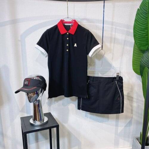 New 2021 MARK-LONA Ladies Fashion Golf Clothing Sports Polo-Shirt Summer Womens Golf Short Sleeves 2305