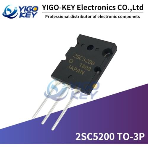 New and Original 50PCS 2SC5200 TO-3P C5200 TO-3PL 5200