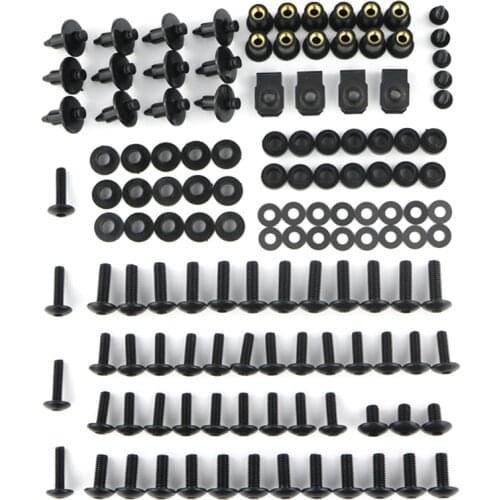 Complete Full Fairing Bolts Kit Screws Washer Steel Nuts Fit For Honda VTR1000 RVT1000R RC51 VFR750 F VFR800 VFR1200F X-ADV
