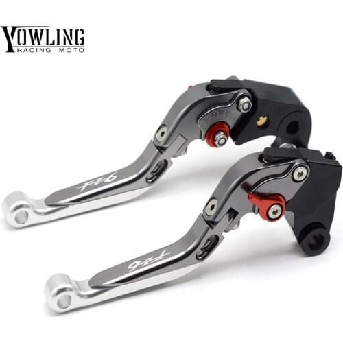 Titanium Motorcycle aluminum Adjustable Foldable Lengthening For Yamaha FZ6 FAZER 2004-2010 FZ6R 2009-2015 Brake clutch levers