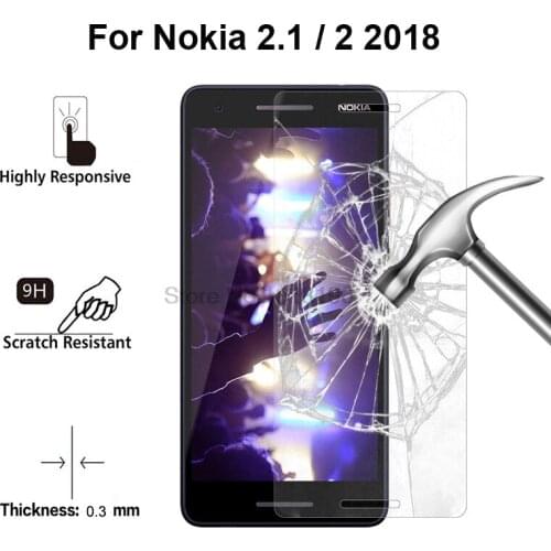 Glass For Nokia 2.1 2018 Screen Protector For Nokia 2 2018 Tempered Glass For Protective Film For Nokia 2.1 TA-1080 Glass Cover