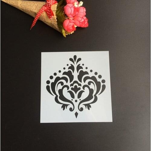 1Pcs 13*13cm Scapbook Stencil Cake Decorating Tool scrapbooking DIY Decorating Stencil Fondant Pattern Printing Spray Template