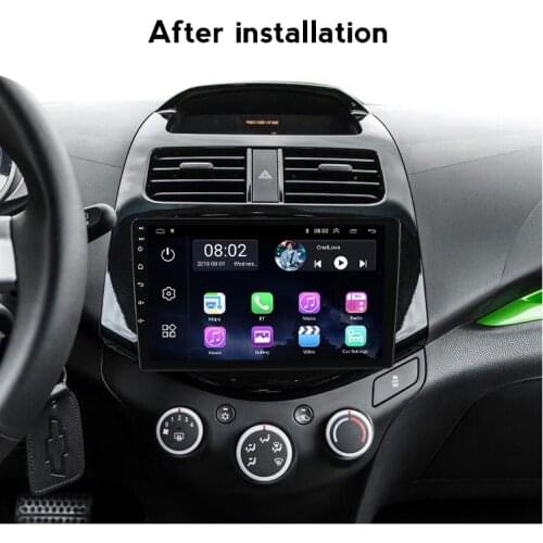 2.5D Car Multimedia stereo player for CHEVROLET Spark Beat M300 2010 2011 2012-2014 USB FM SWC navigation Android 11 4-Core