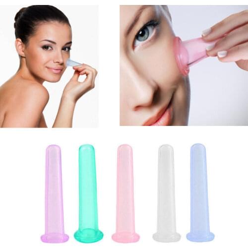 2pcs Health Care Facial Silicone Cans Cupping Cups Lifting Massage Chinese Cupping Set Small Mini Eye Cup Vacuum Cups Popularity