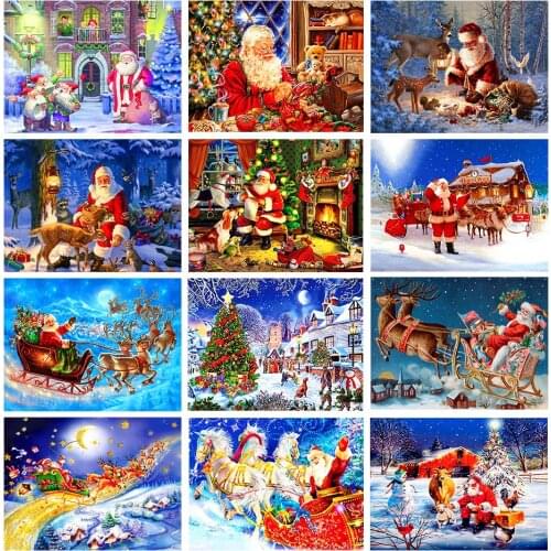 5d Diamond Painting Christmas Gift Diamond Embroidery Home Decor Full Square Diamond Mosaic Embroidery