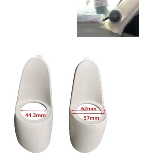 Free Shipping 1 Pair Car Audio A-column Tweeter Bracket 2 Inch Inner Diameter 44.3 MM Speakers New Style Plastic Gasket Brackets