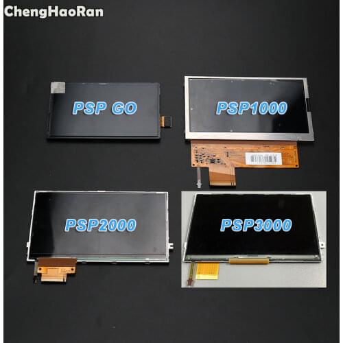 ChengHaoRan For PSP GO 1000 2000 3000 Capacitive Black LCD Screen Display Replacement Parts For Sony PSP1000 PSP2000 PSP3000