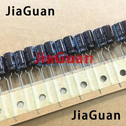50PCS NEW NICHICON PW 35V56UF 6.3X11MM electrolytic capacitor 35V 56UF High frequency long life 56uF/35V instead 25v