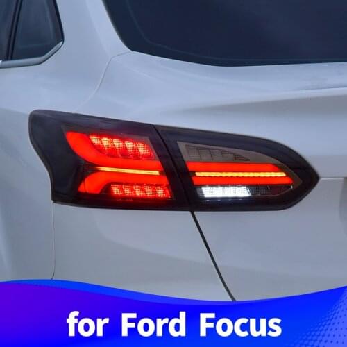 Taillight Assembly for Ford Focus MK3.5 2014-2018 Focus Sedan LED running light LED brake light LED sequential turn signal