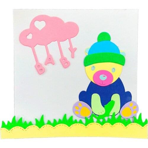 Julyarts Cloud Scrapbooking Dies Metal Craft Dies Design Handmade Craft Die Cut Cardboard Stencils Set