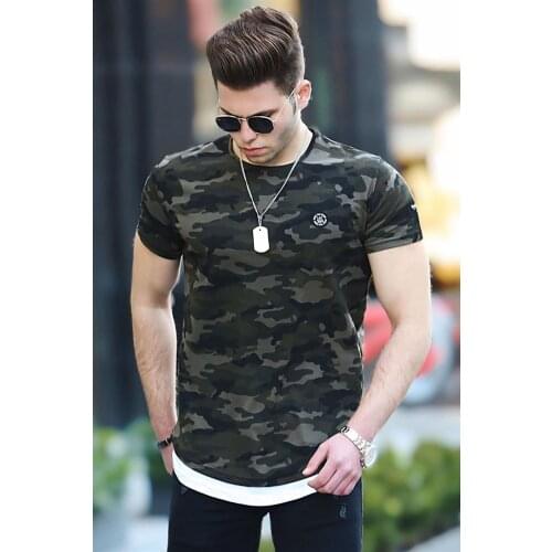 Madmext Mens Camouflage T-Shirts