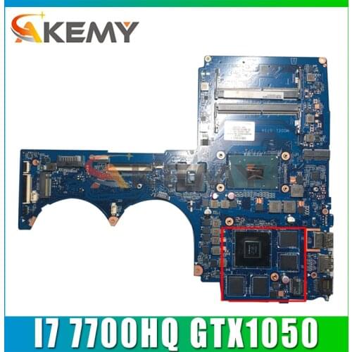 Akemy For HP Pavilion 15-CB Notebook Laptop Motherboard DAG75AMBAD0 926304-601 926304-501 I7 7700HQ GPU GTX1050 2GB DDR5 Test ok
