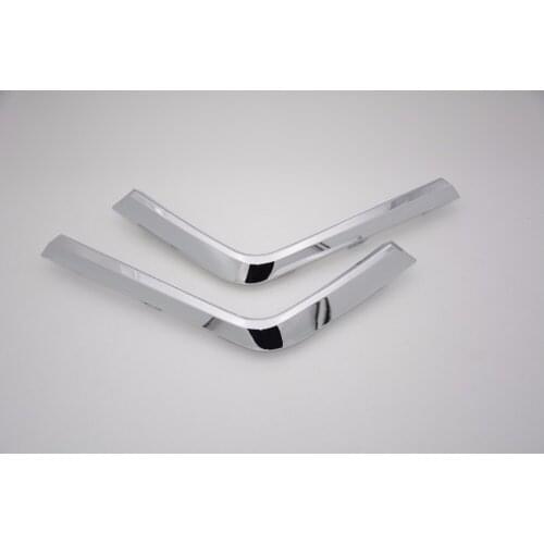 1Pair Chrome Front Lower Bumper Molding Strip Trim Decoration 6407A171 6407A172 For Mitsubishi ASX 2016-ON