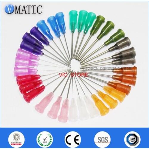 Free Shipping 1,000 Pcs/Lot 1 Inch Stainless Steel Shaft Blunt Dispense Tip 14G/15G/16G/18G/20G/21G/22G/23G/25G/27G Needle 1